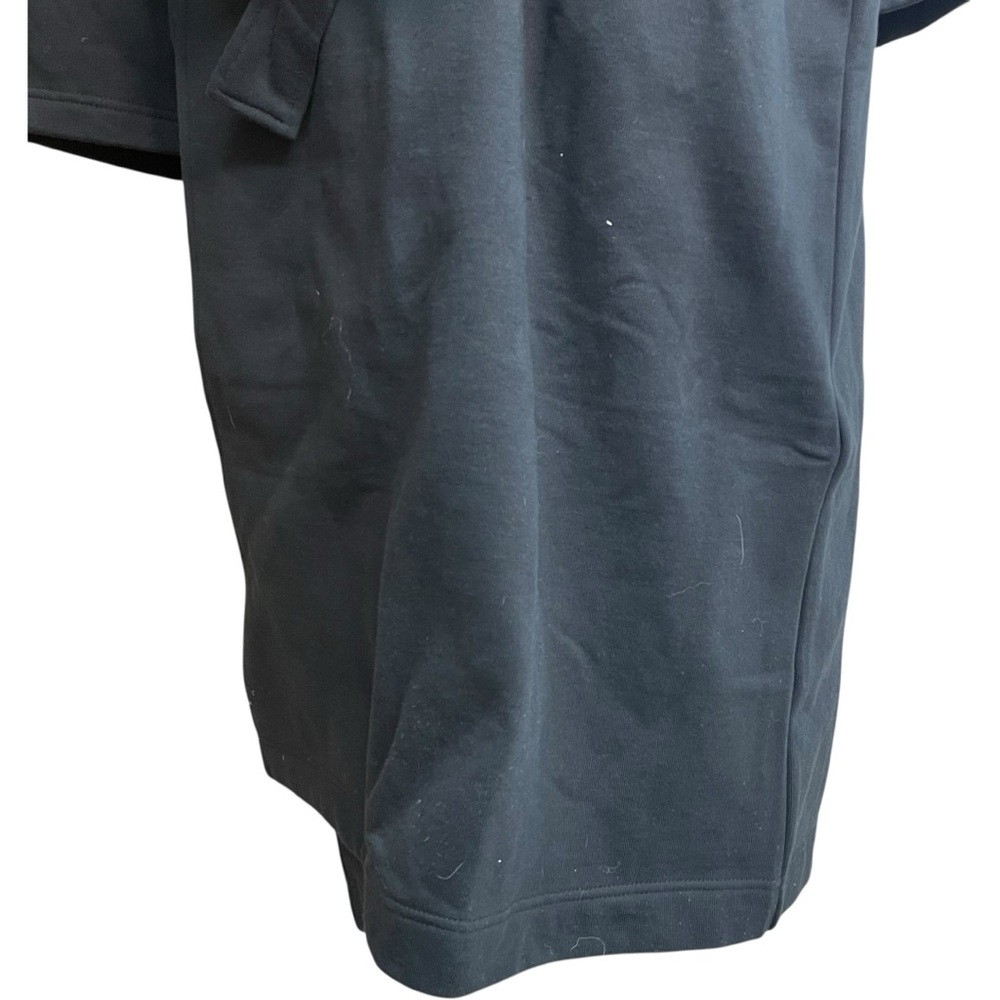 SKIMS Oversized Boyfriend Fleece Trench Coat Black - Picture 7 of 13
